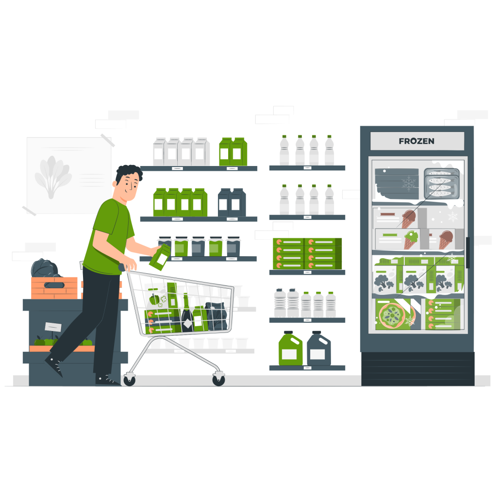 Grocery shopping-pana